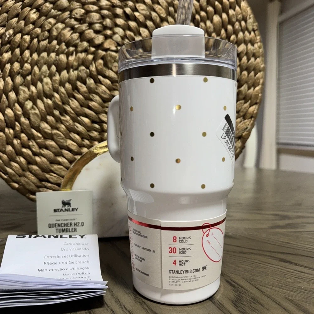 IN-Hand LIMITED Stanley x‎  Target 20 oz Quencher Flowstate Frost Polka Dot 2025 - Picture 4 of 7